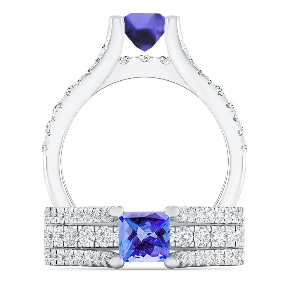 White Gold - Tanzanite