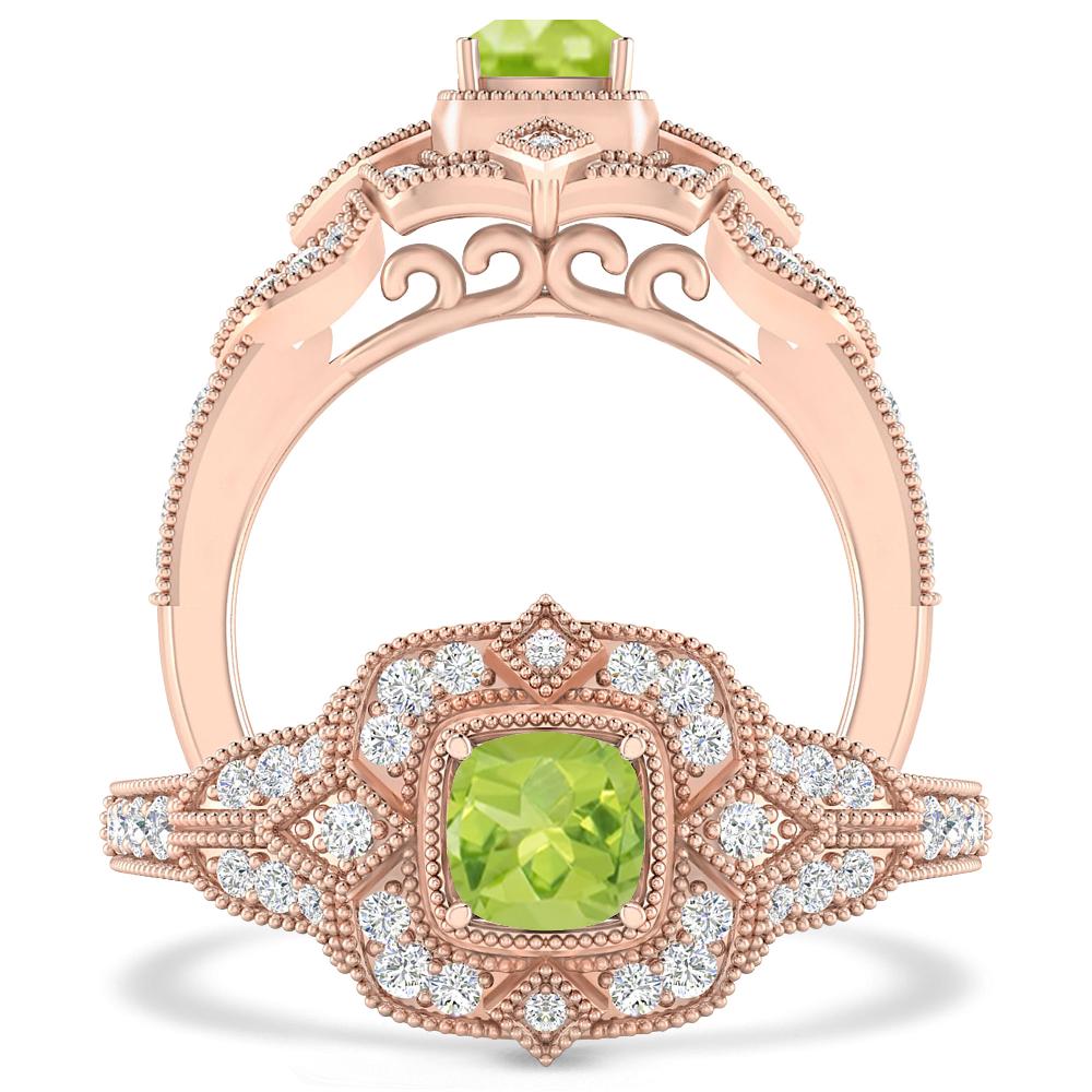 Rose Gold - Peridot