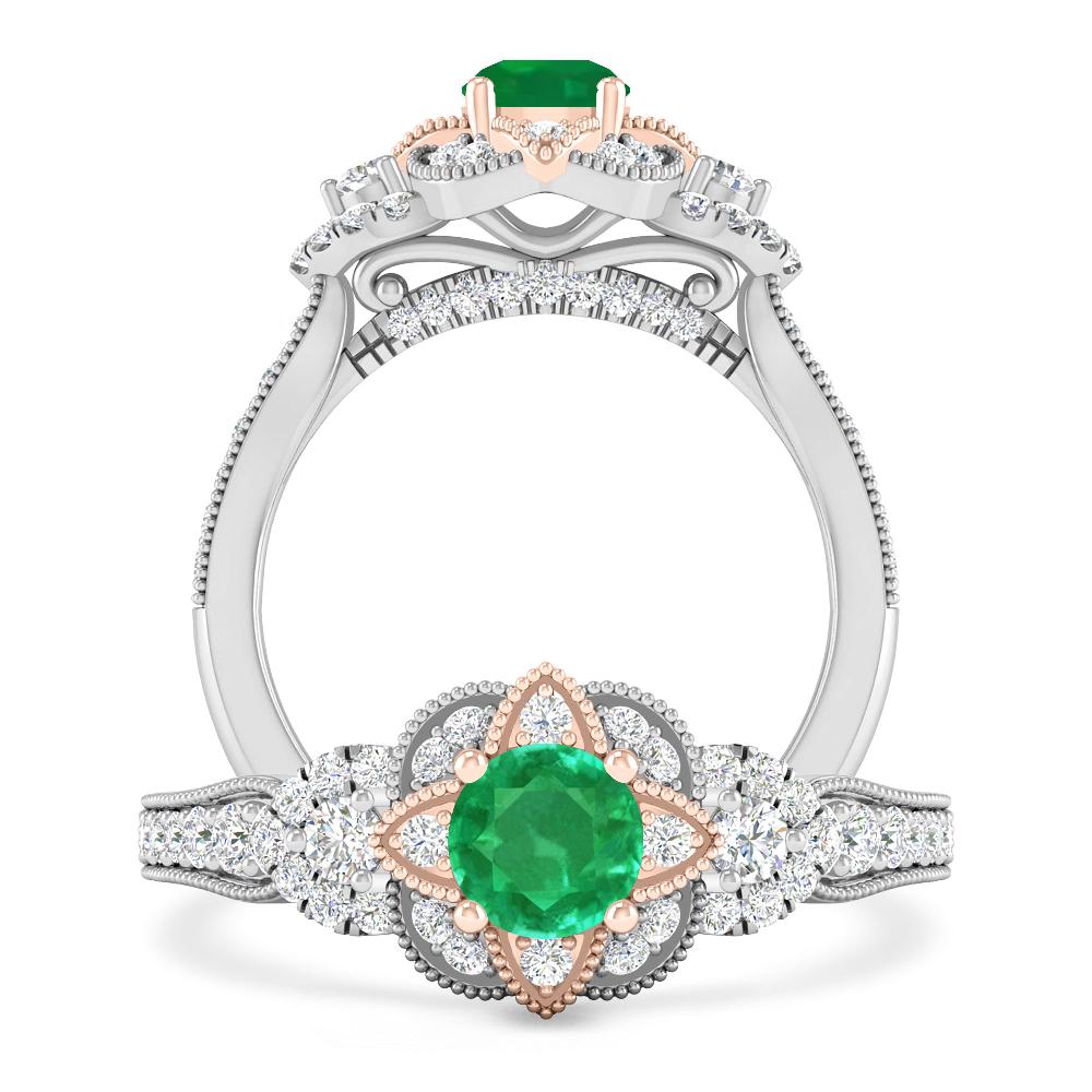 White Gold - Emerald