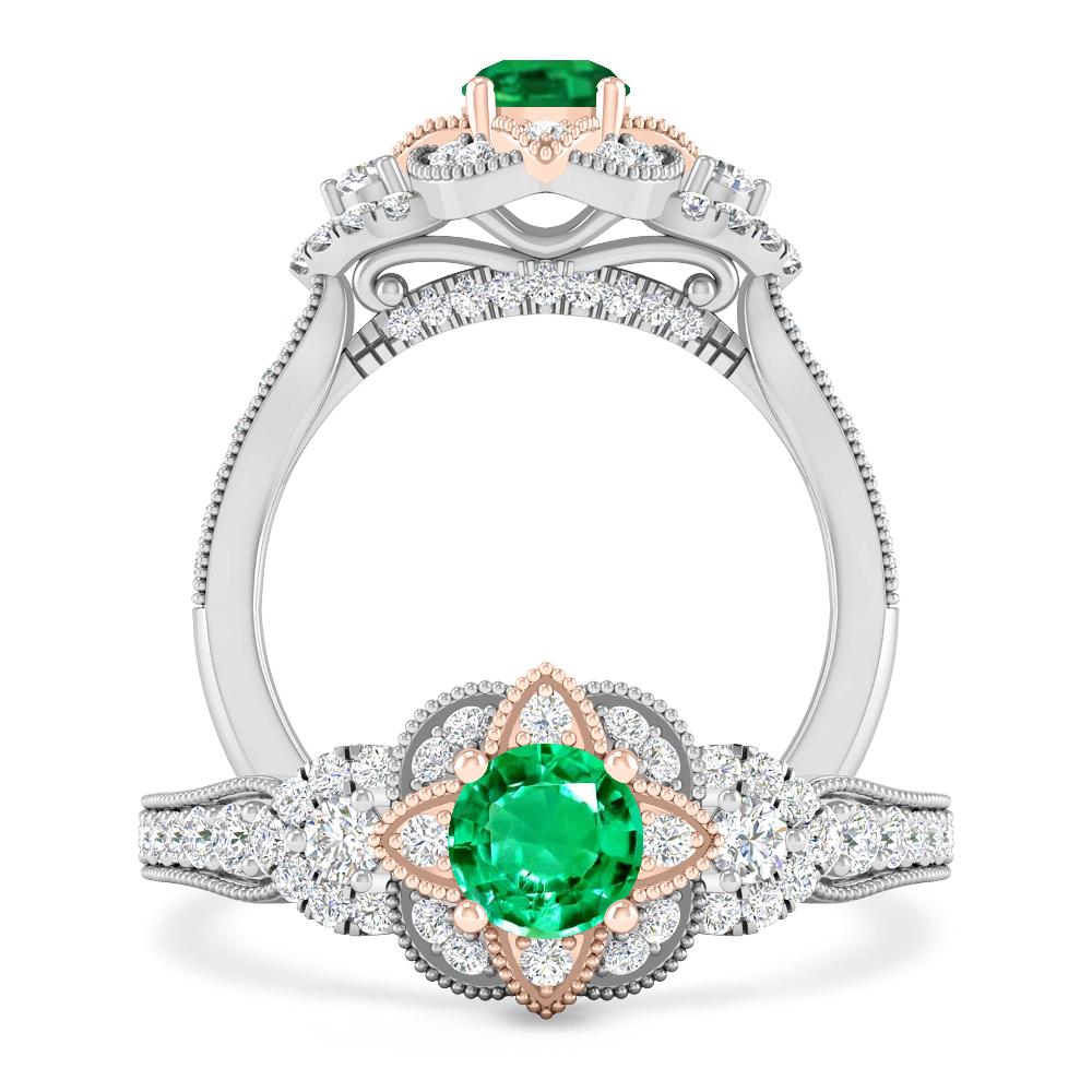 White Gold - Emerald