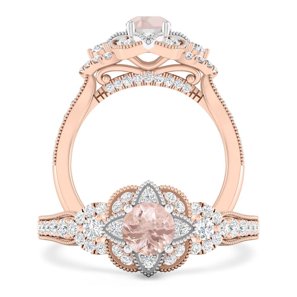 Rose Gold - Morganite