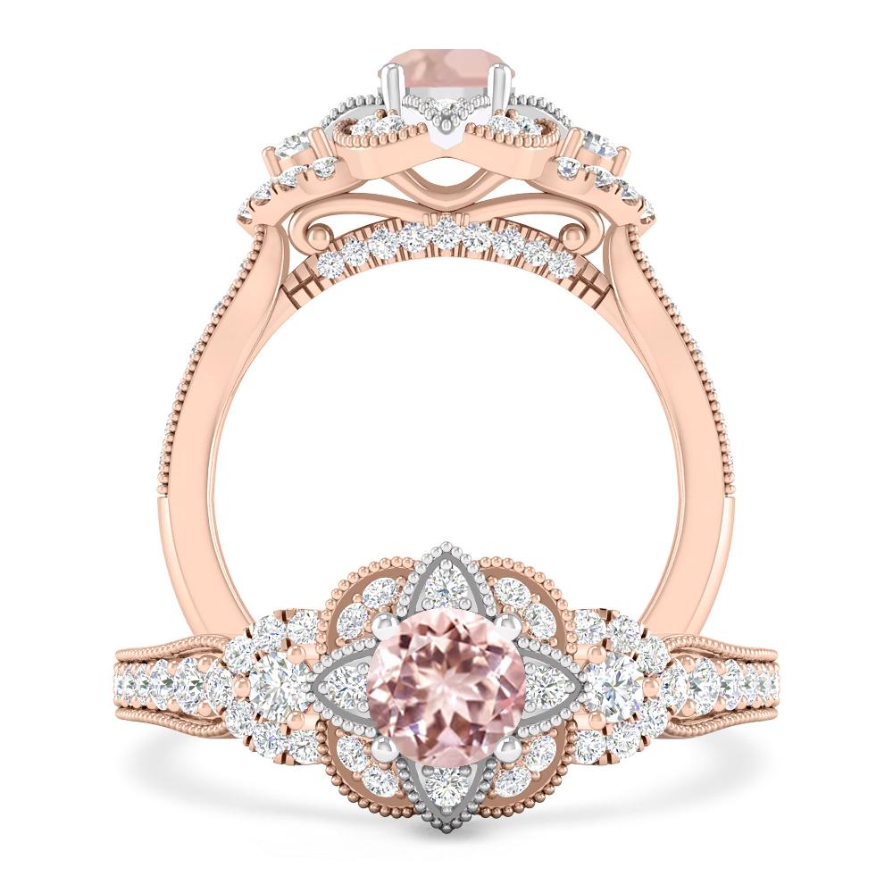 Rose Gold - Morganite