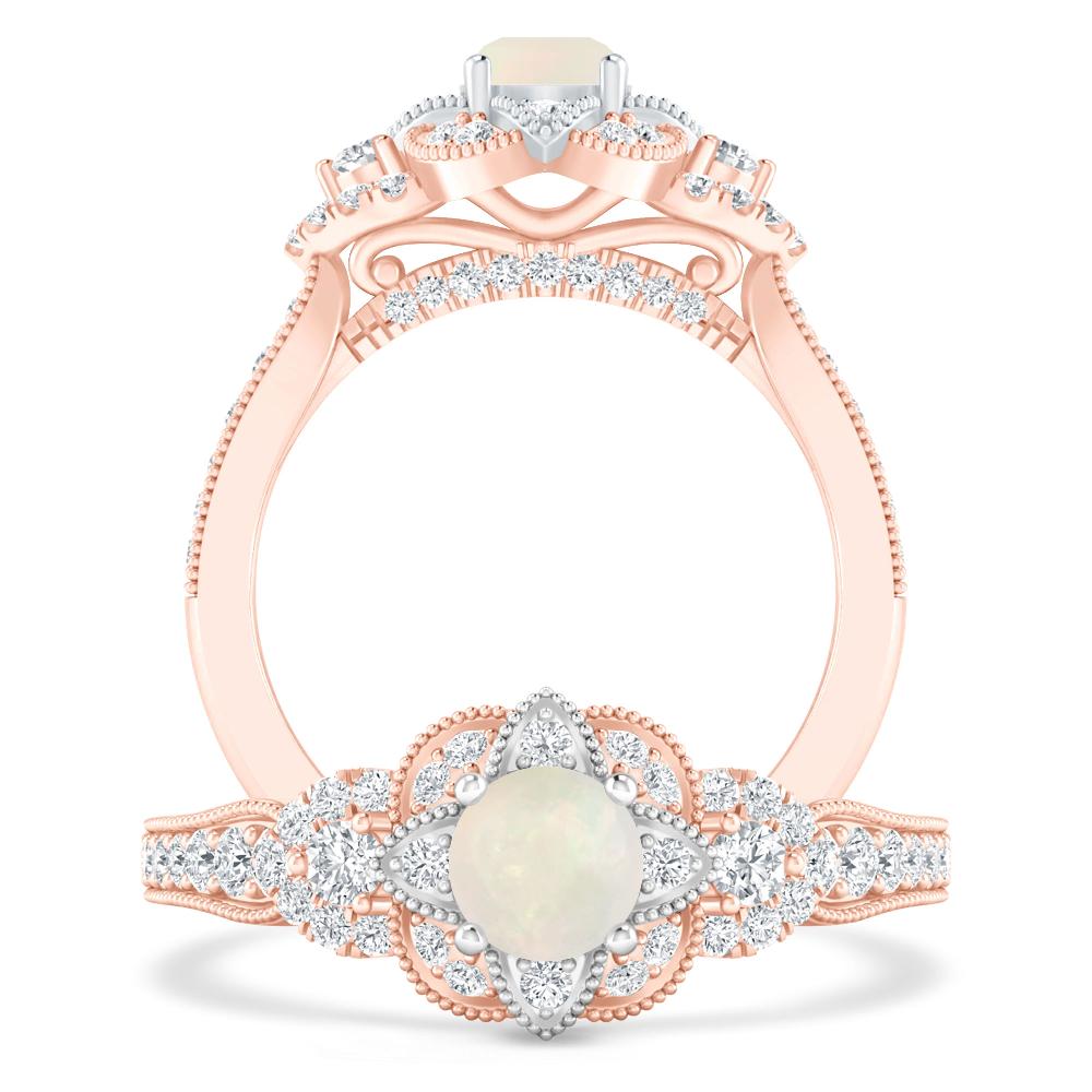 Rose Gold - Opal