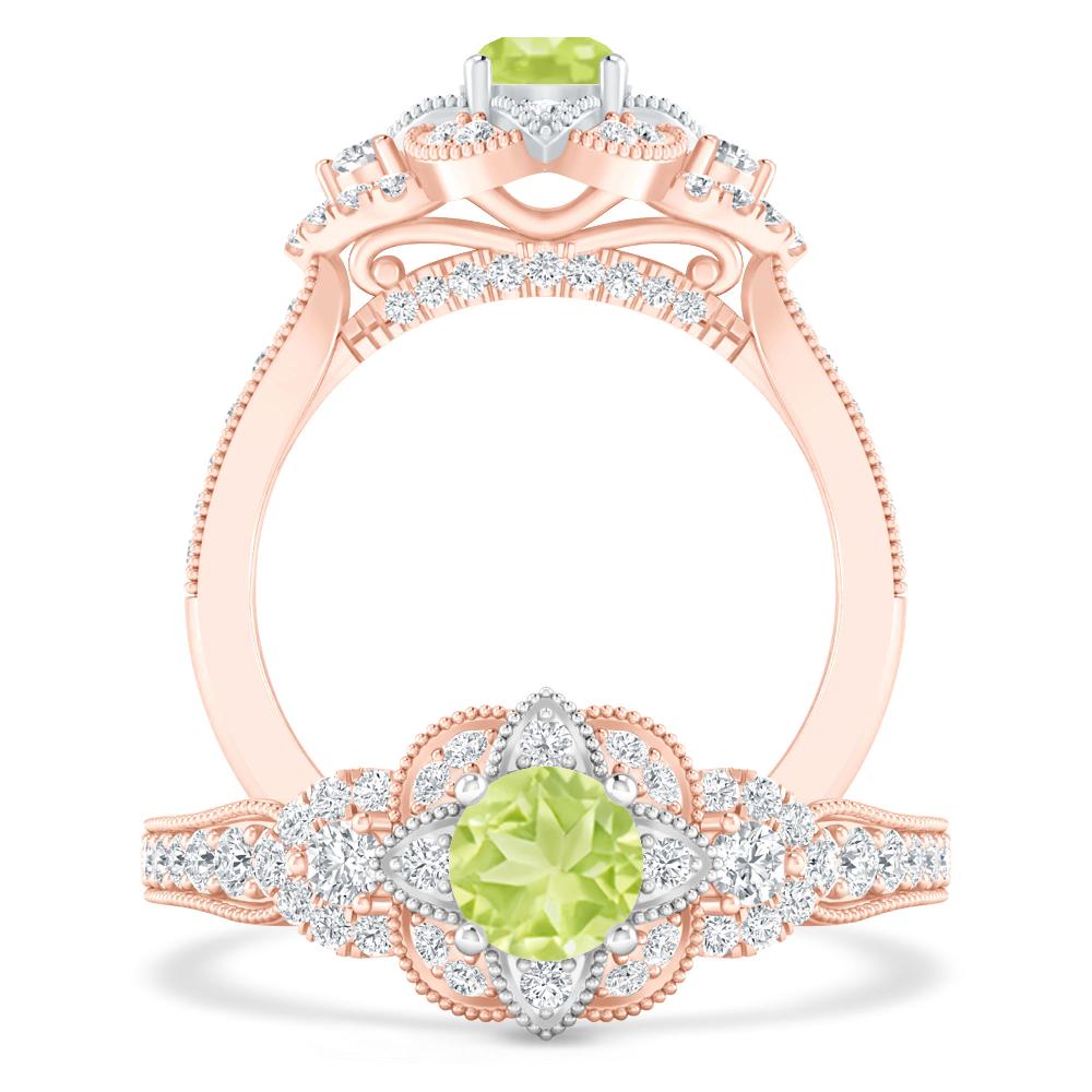 Rose Gold - Peridot