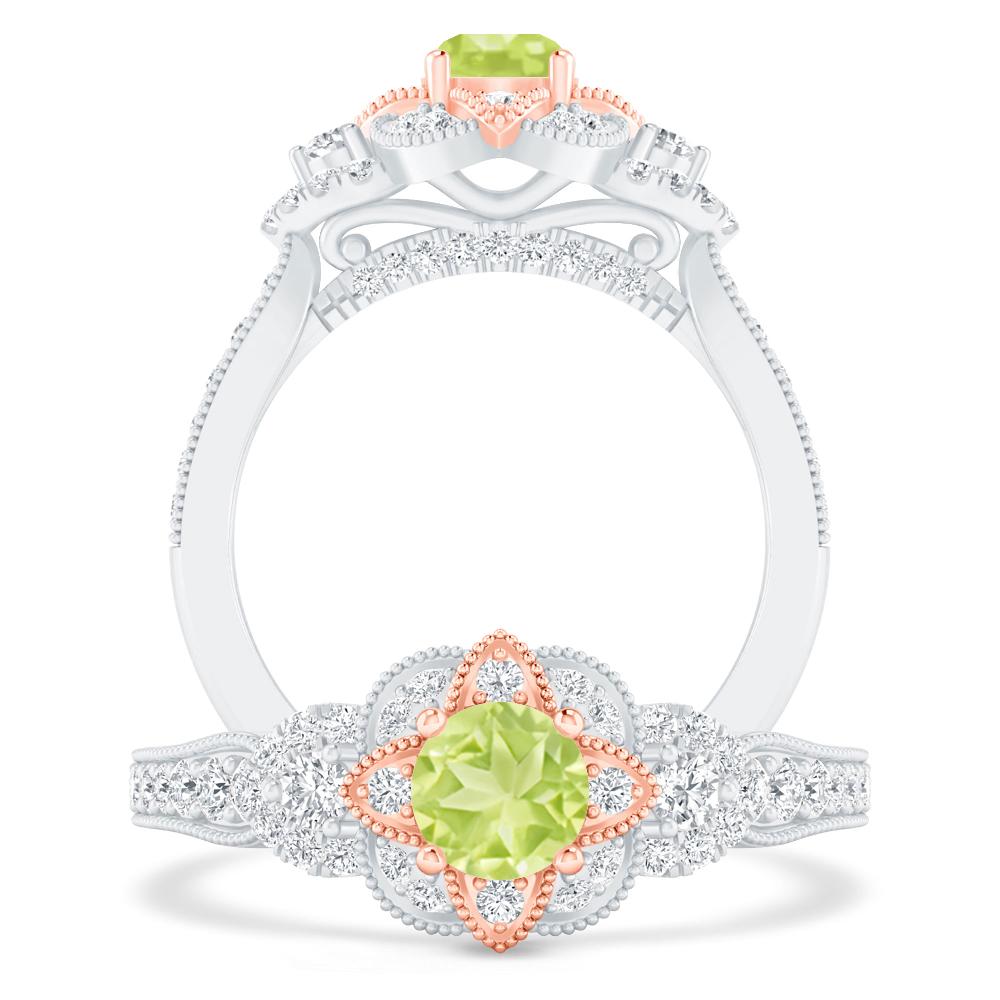 White Gold - Peridot
