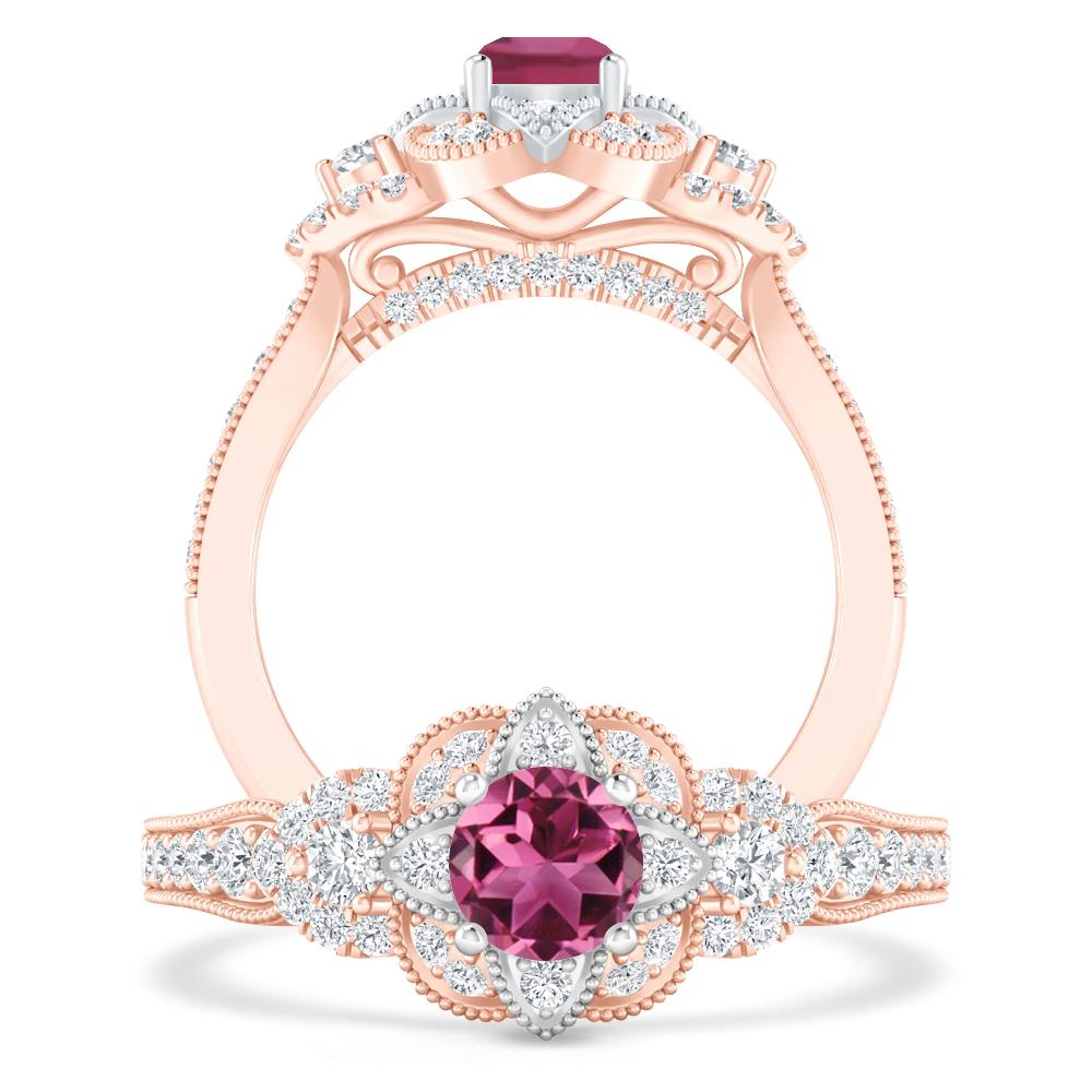 Rose Gold - Pink Tourmaline