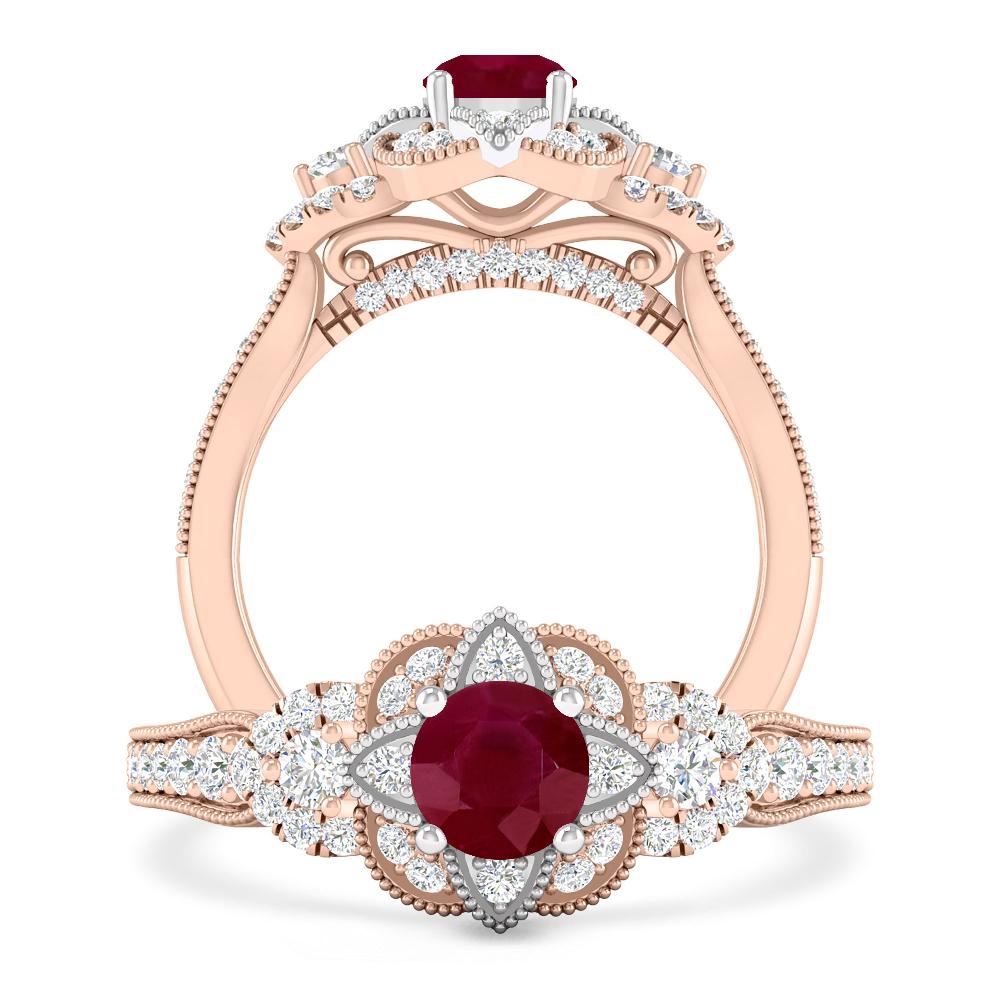 Rose Gold - Ruby