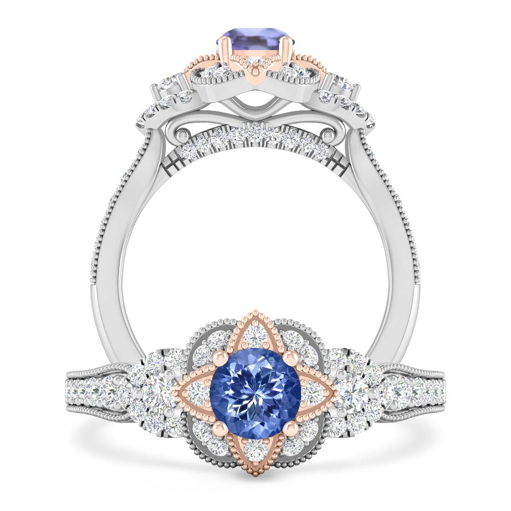 White Gold - Tanzanite