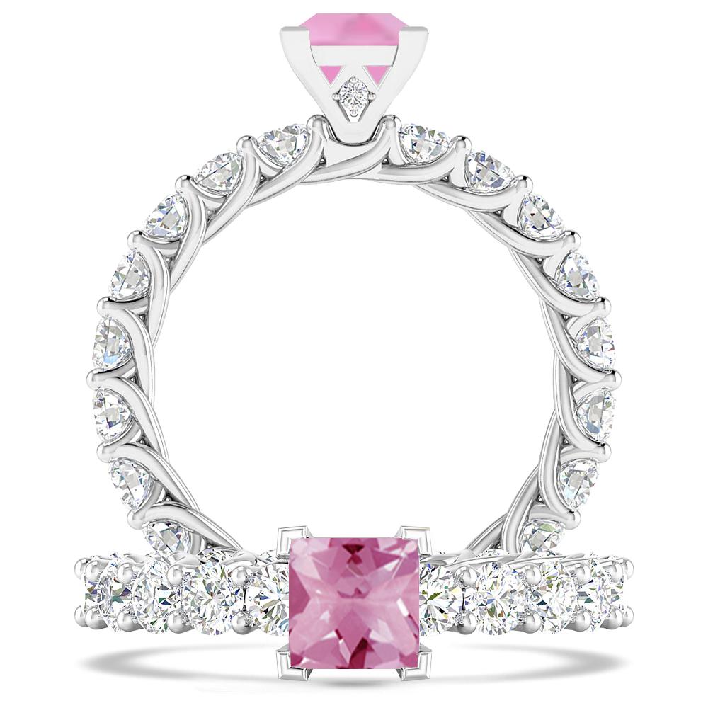 White Gold - Pink Tourmaline