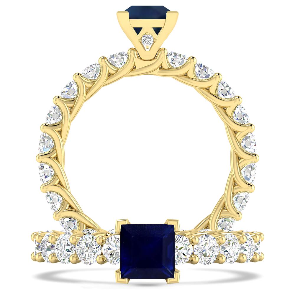 Yellow Gold - Sapphire