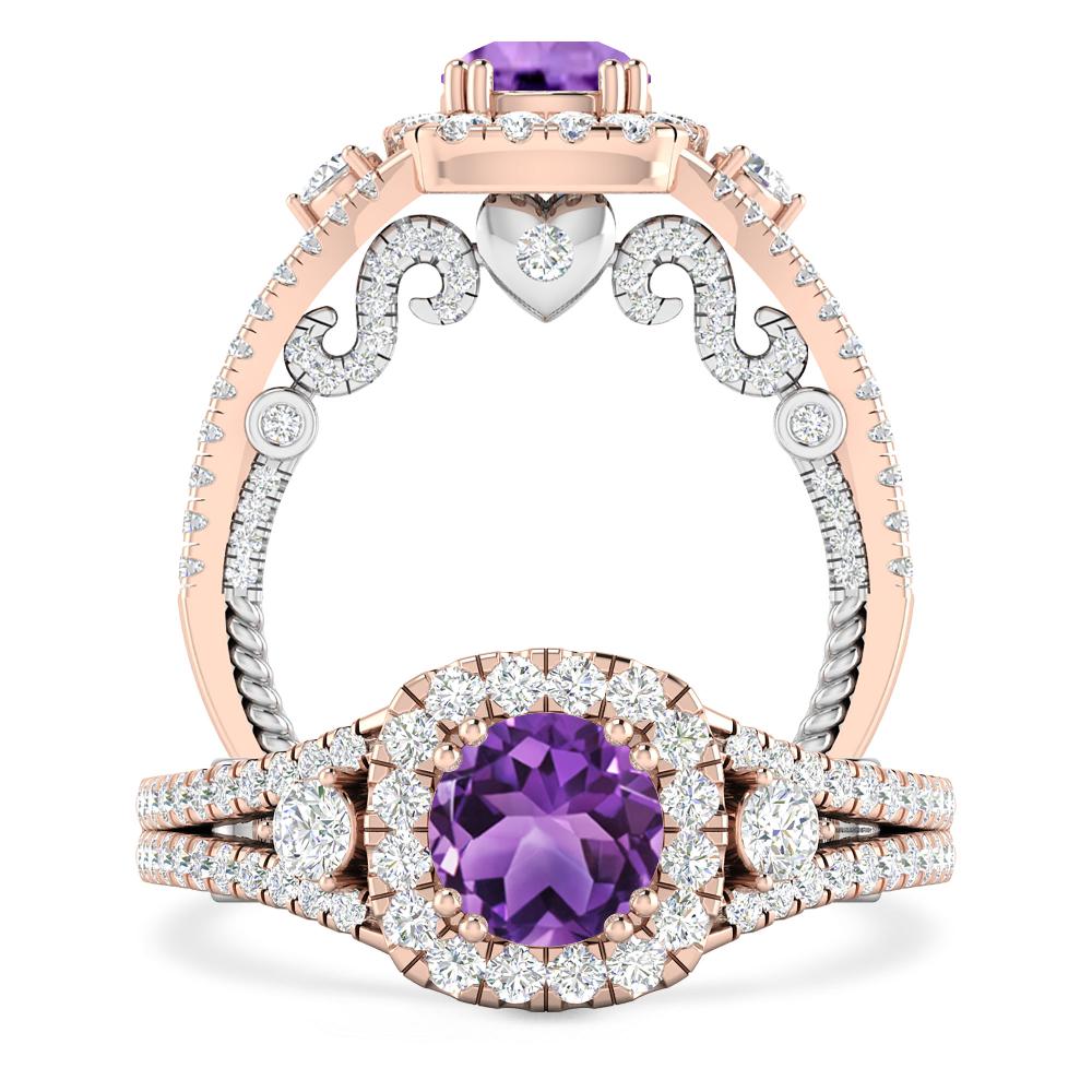 Rose Gold - Amethyst