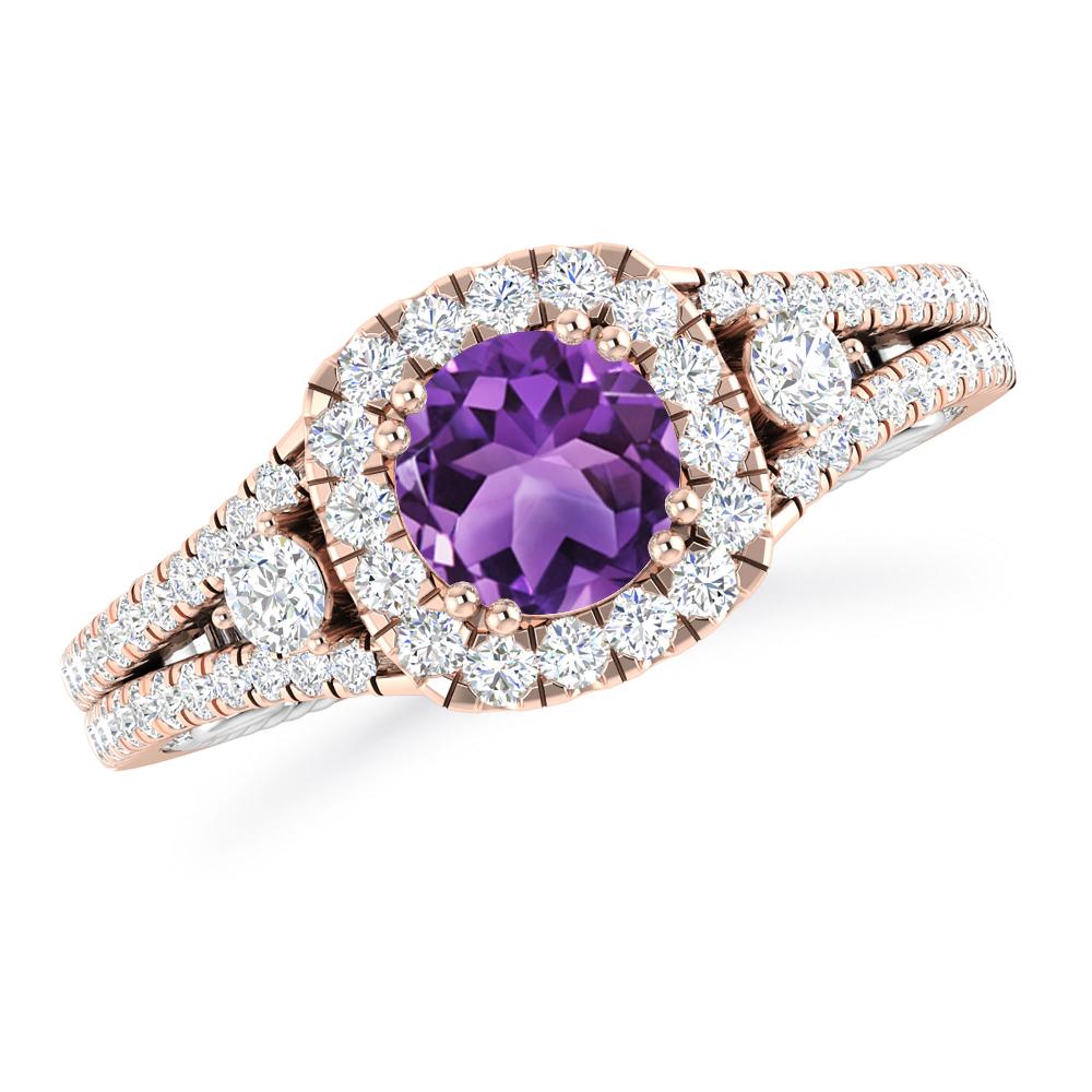 Rose Gold - Amethyst