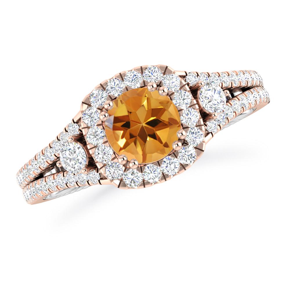 Rose Gold - Citrine