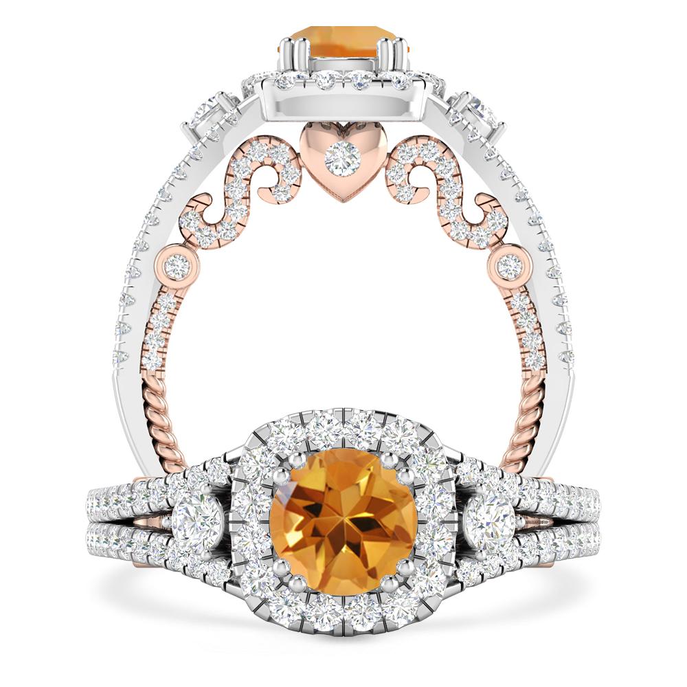White Gold - Citrine