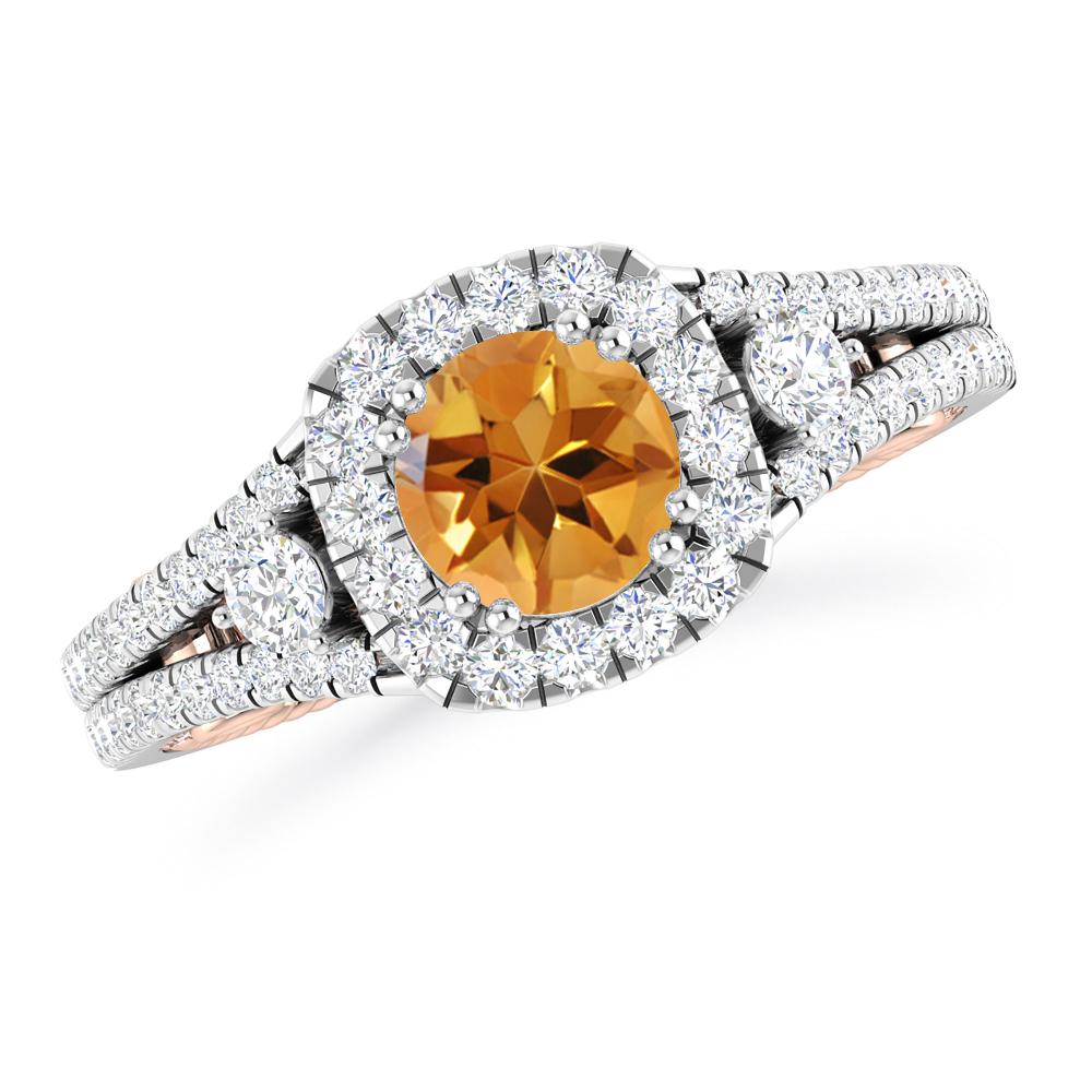 White Gold - Citrine