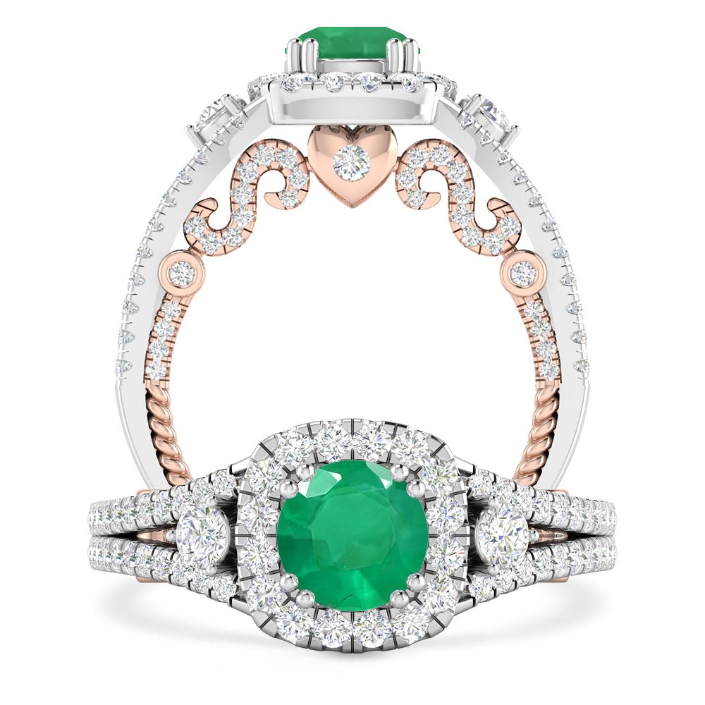 White Gold - Emerald