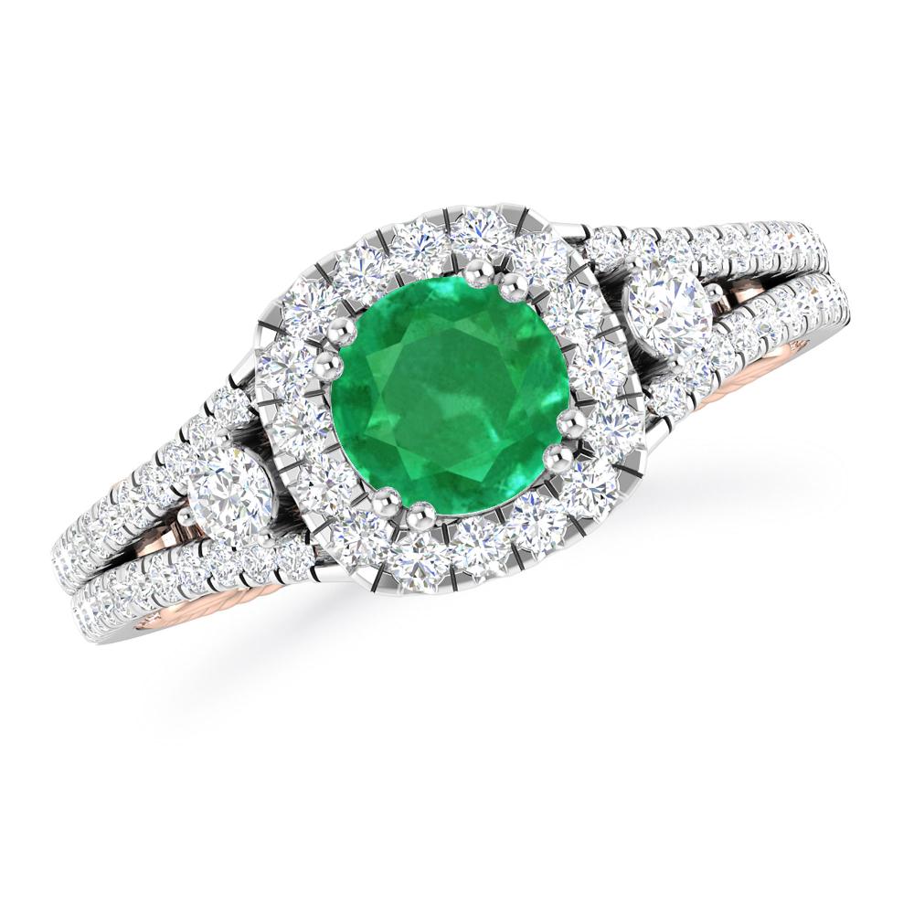 White Gold - Emerald