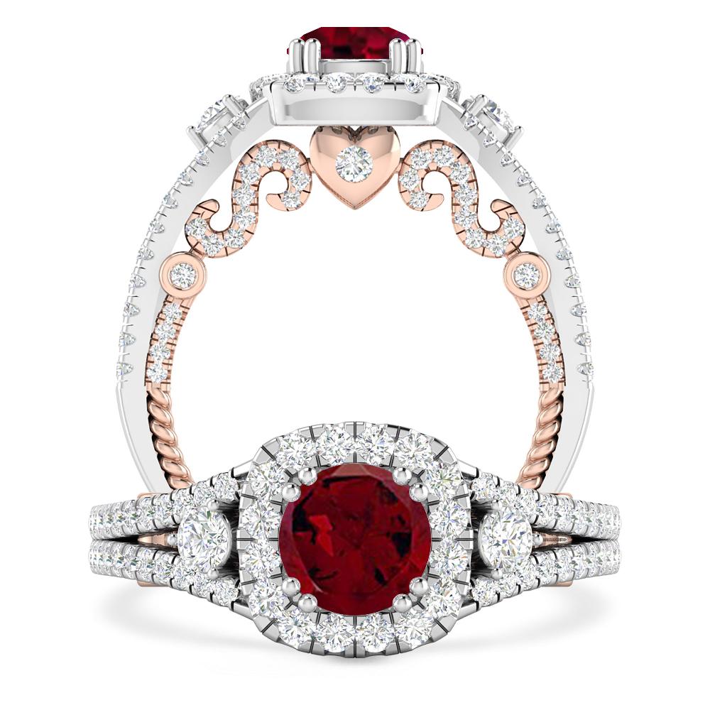 White Gold - Garnet