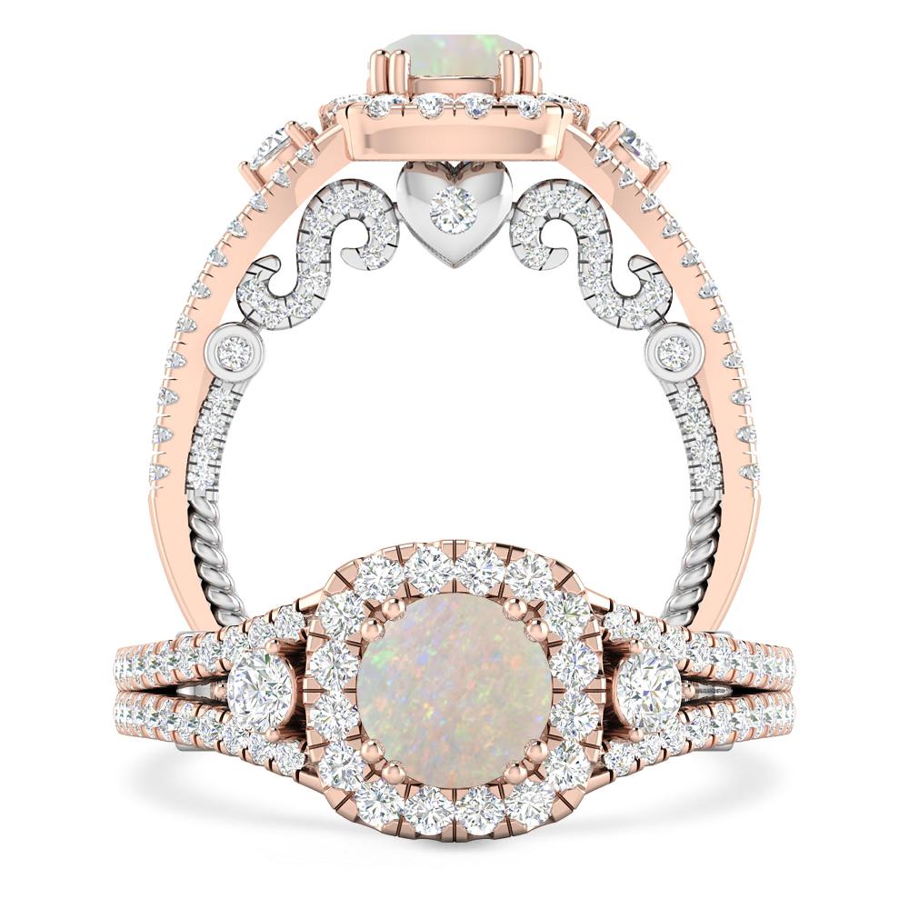 Rose Gold - Opal