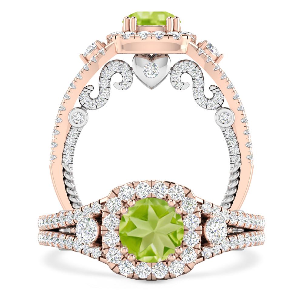 Rose Gold - Peridot