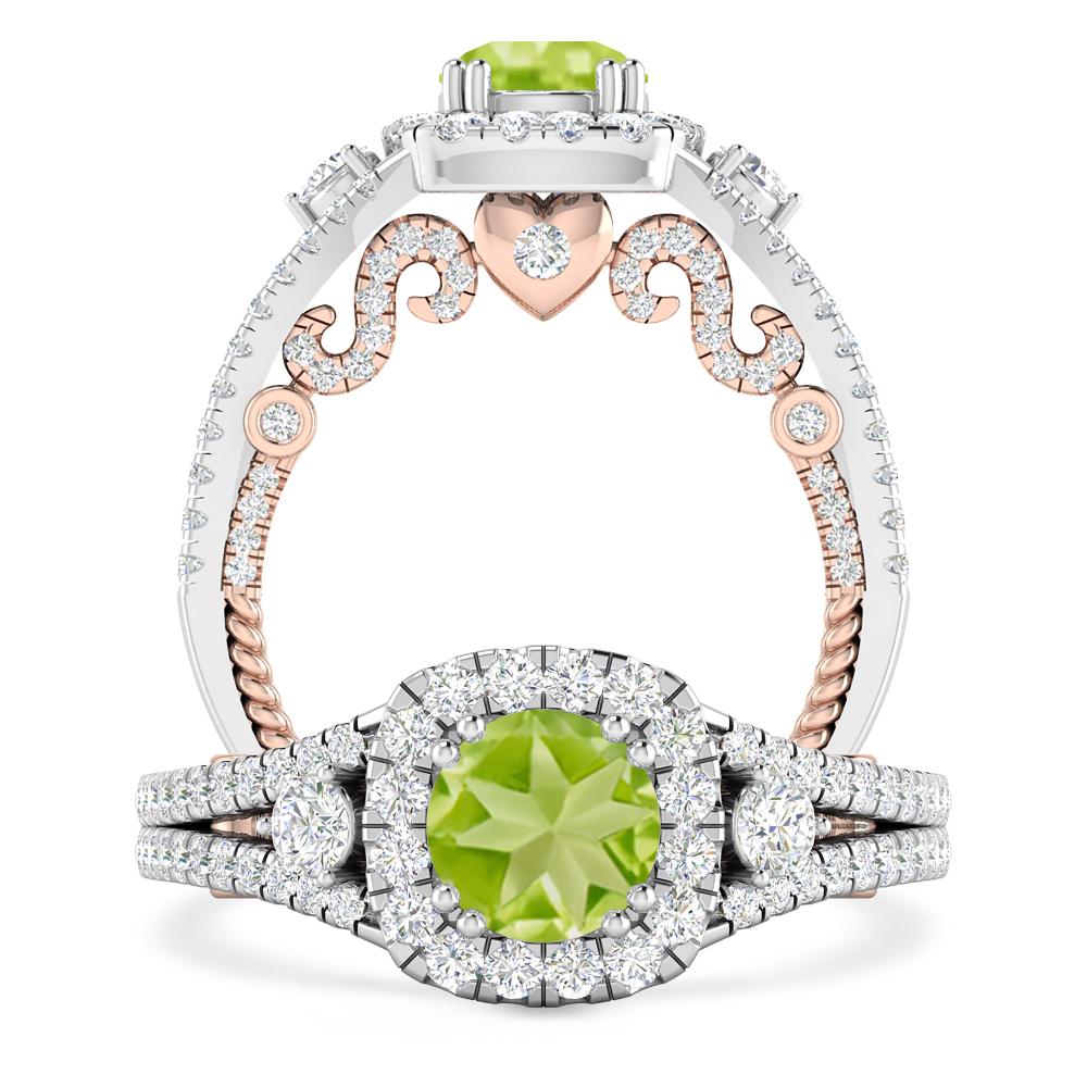 White Gold - Peridot