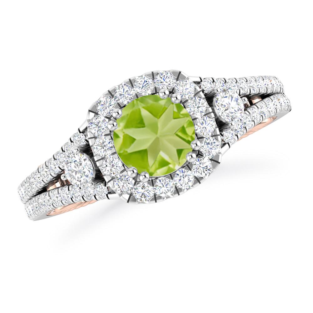 White Gold - Peridot