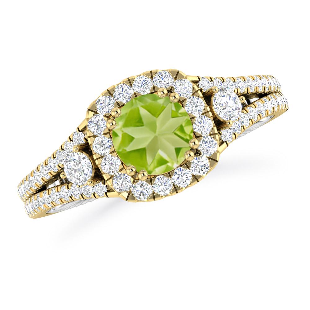 Yellow Gold - Peridot