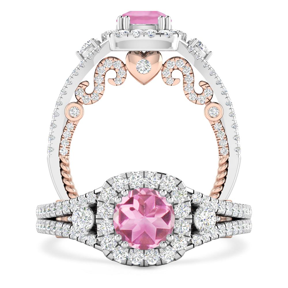 White Gold - Pink Tourmaline