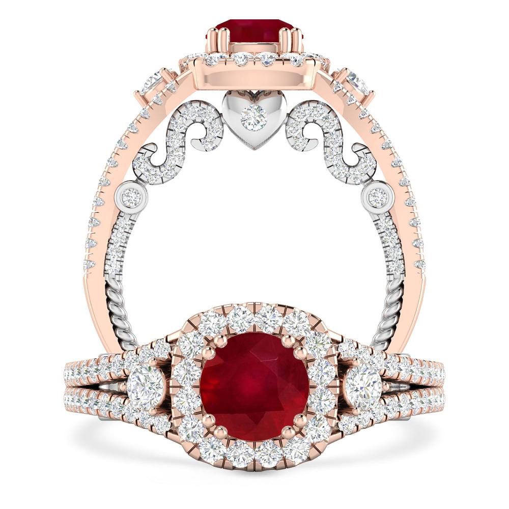 Rose Gold - Ruby