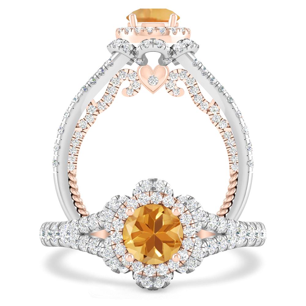 White Gold - Citrine
