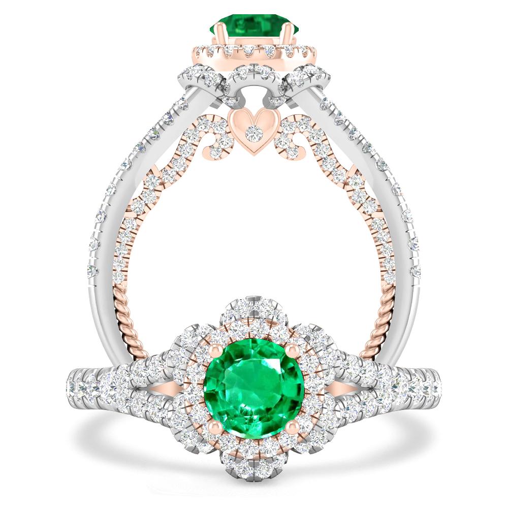 White Gold - Emerald