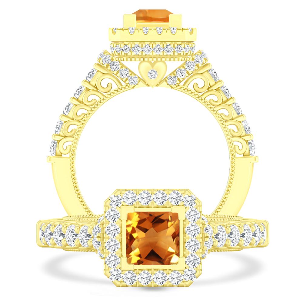 Yellow Gold - Citrine