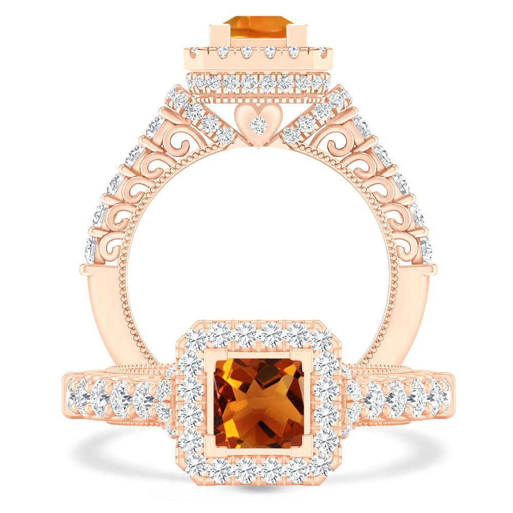 Rose Gold - Citrine