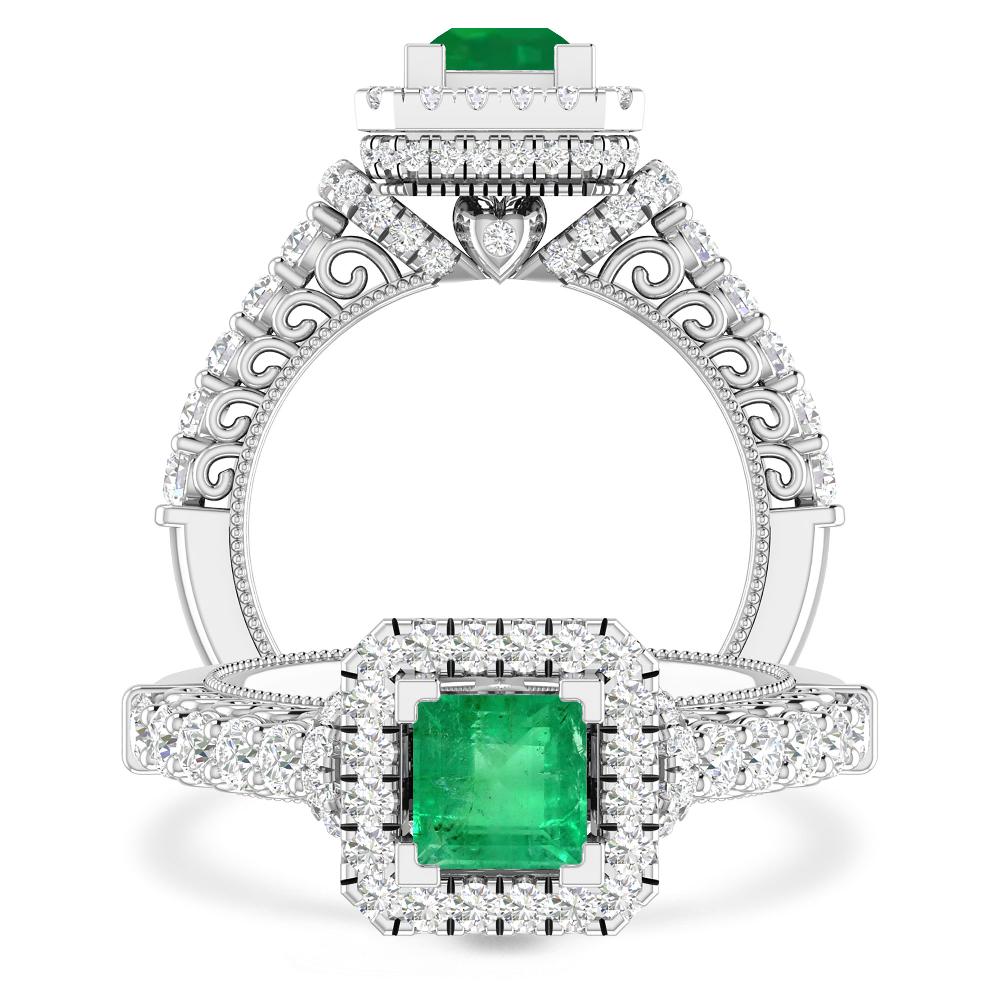 White Gold - Emerald
