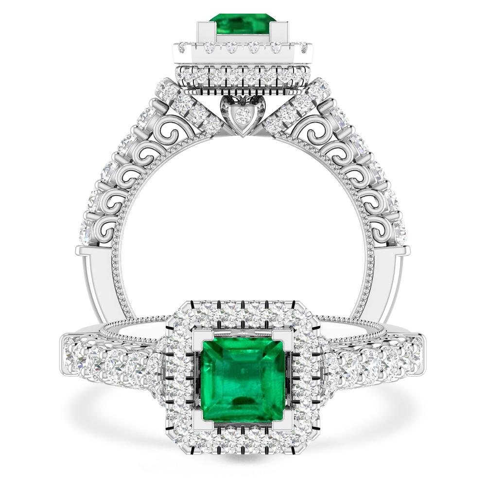 White Gold - Emerald