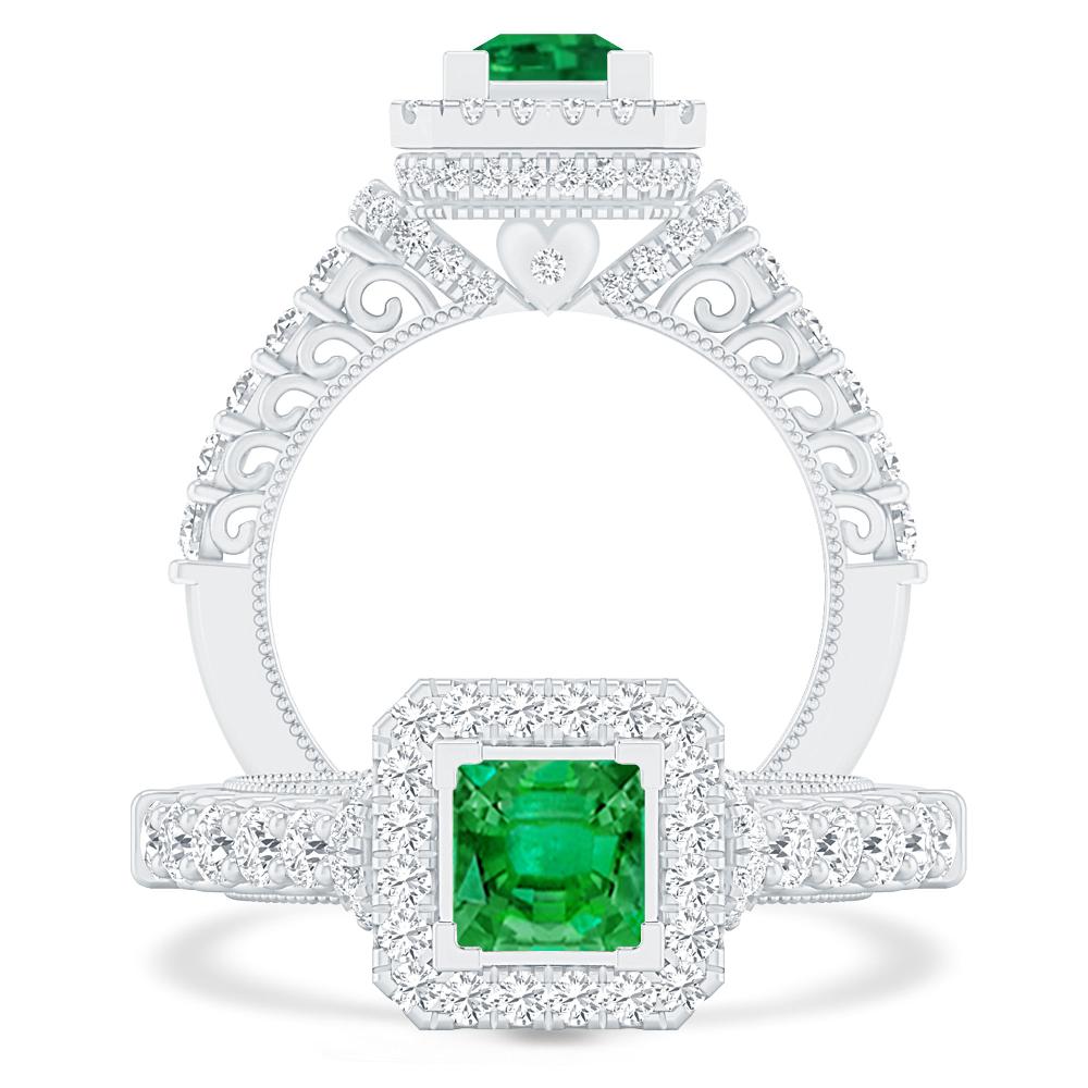 White Gold - Emerald