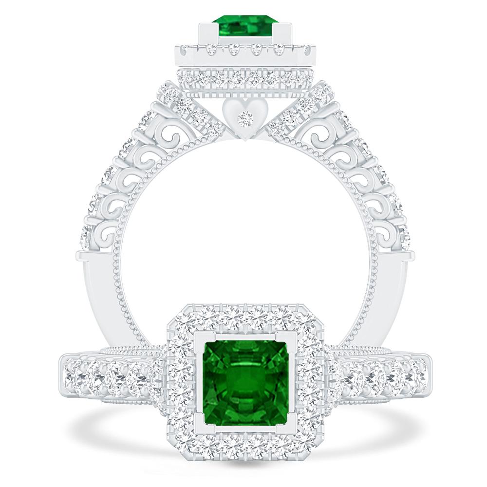 White Gold - Emerald