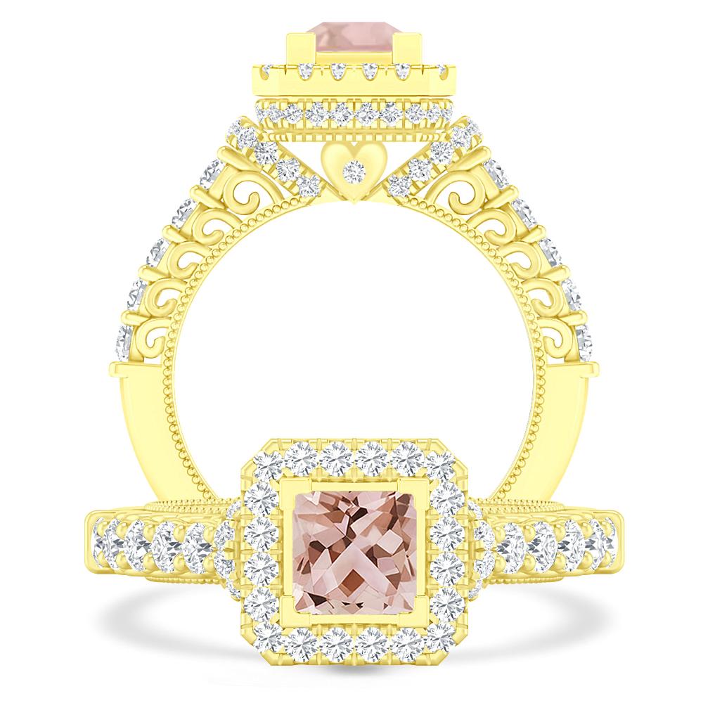 Yellow Gold - Morganite