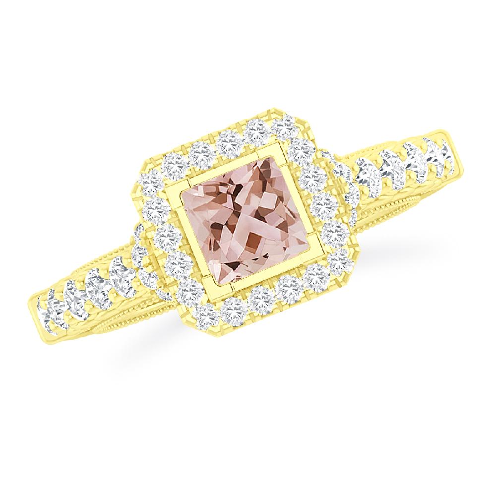 Yellow Gold - Morganite