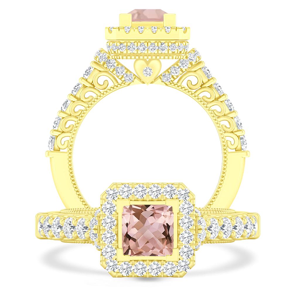 Yellow Gold - Morganite