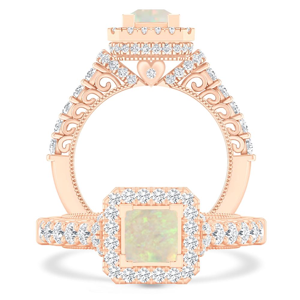 Rose Gold - Opal