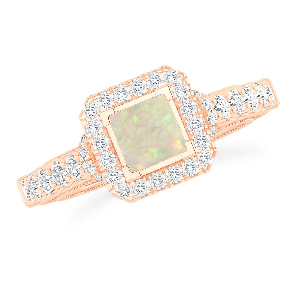 Rose Gold - Opal