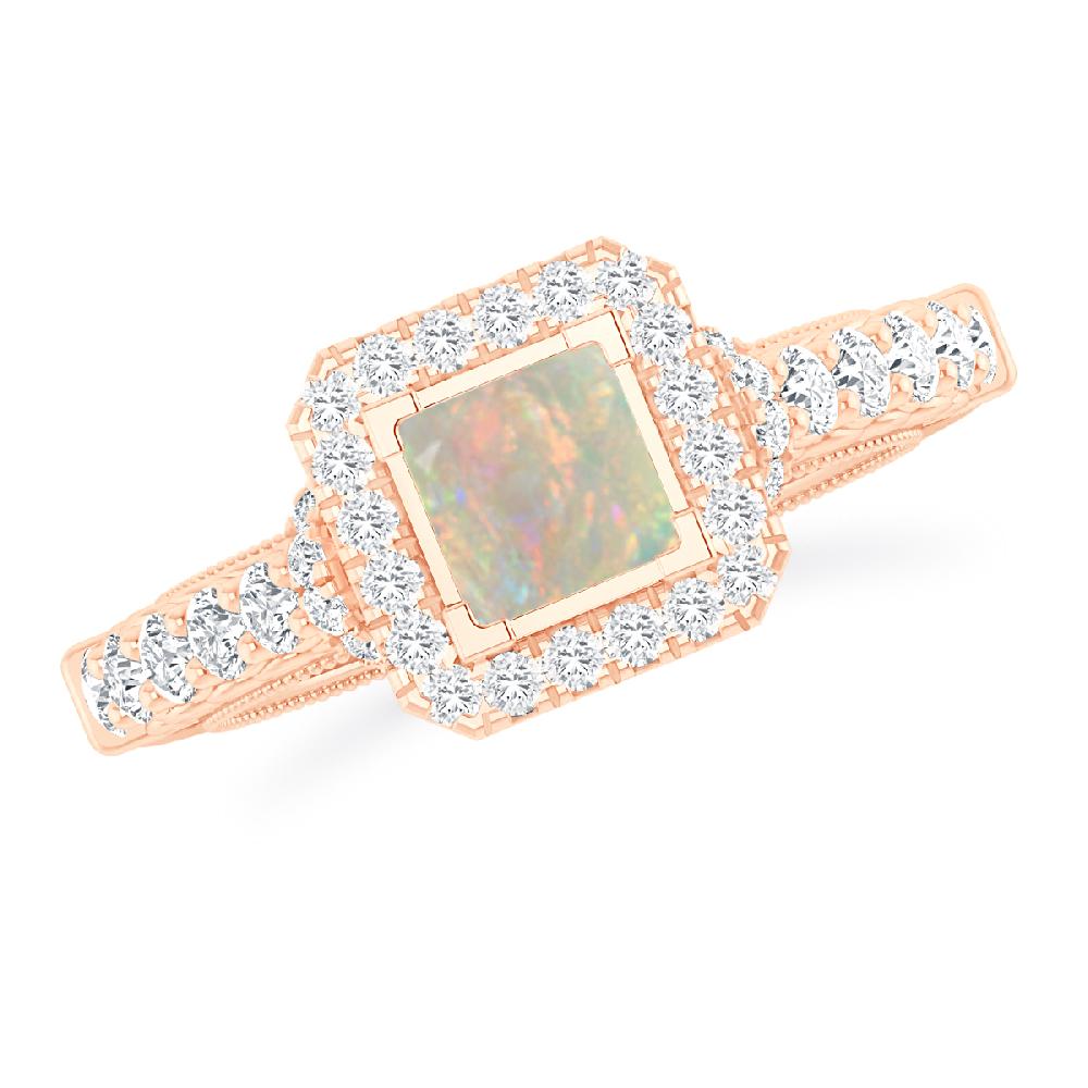 Rose Gold - Opal