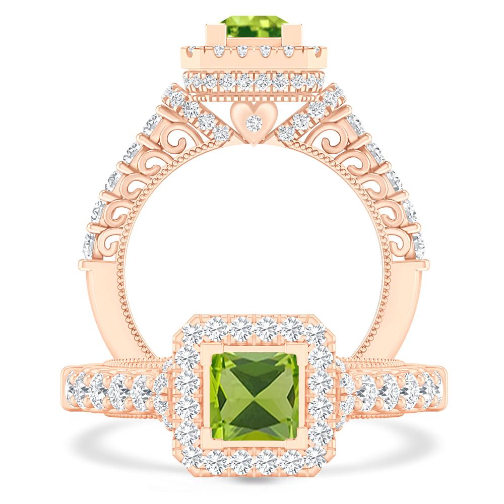 Rose Gold - Peridot