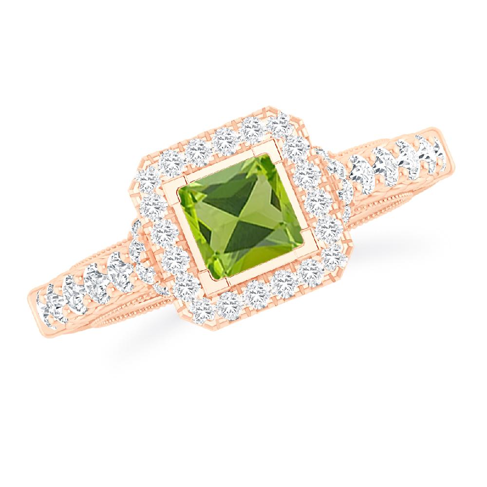 Rose Gold - Peridot