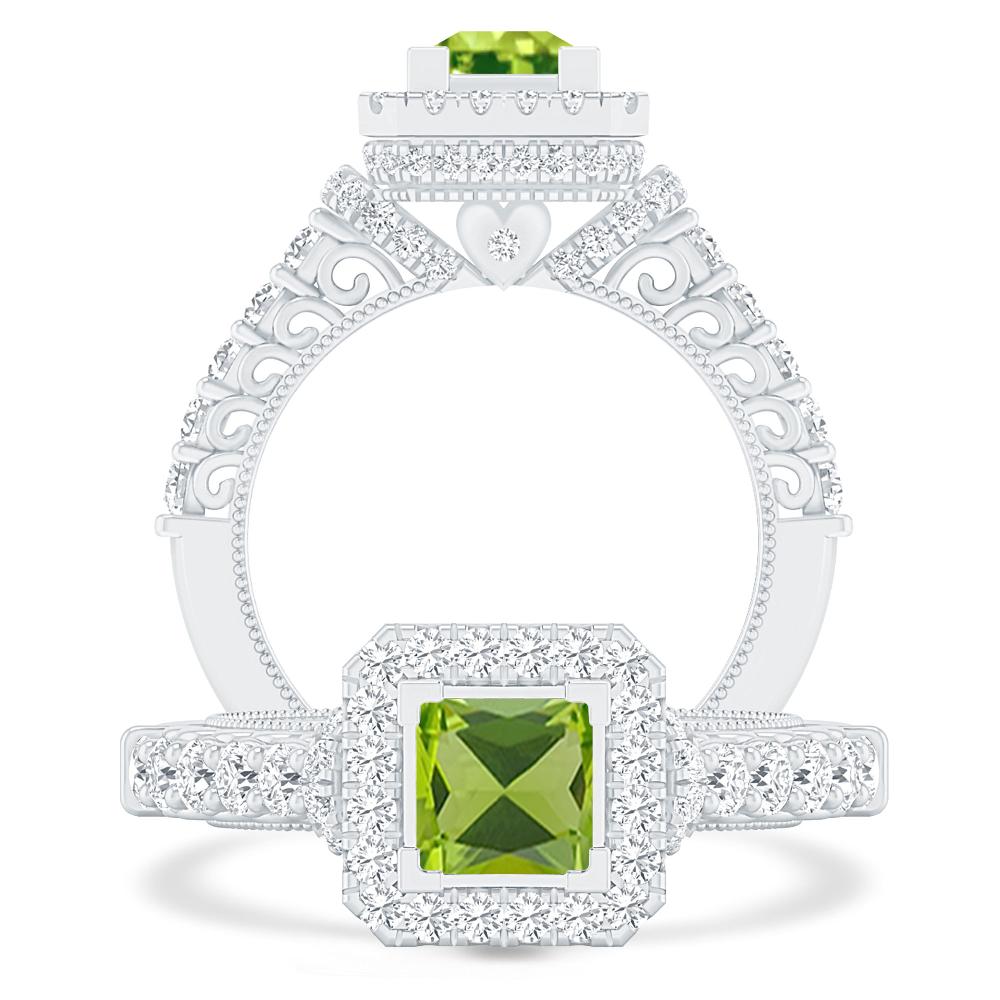 White Gold - Peridot