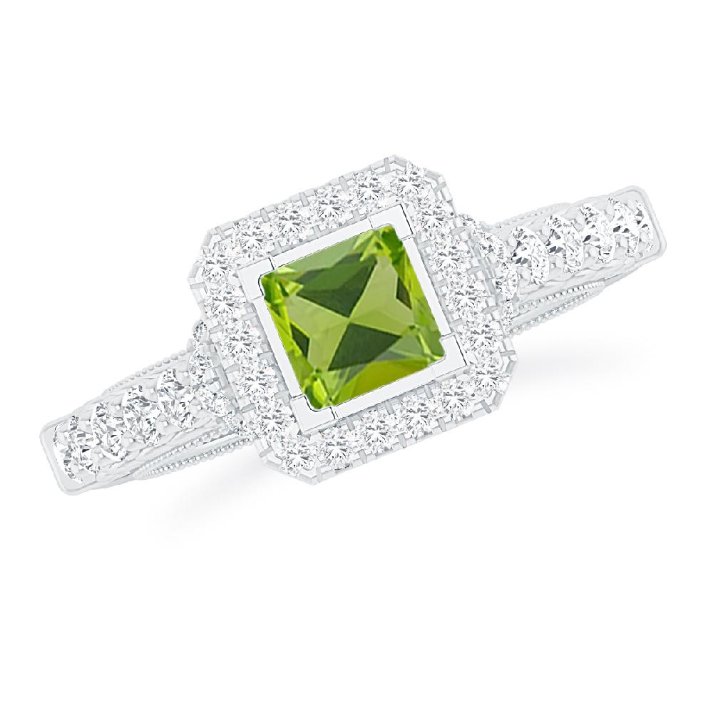 White Gold - Peridot