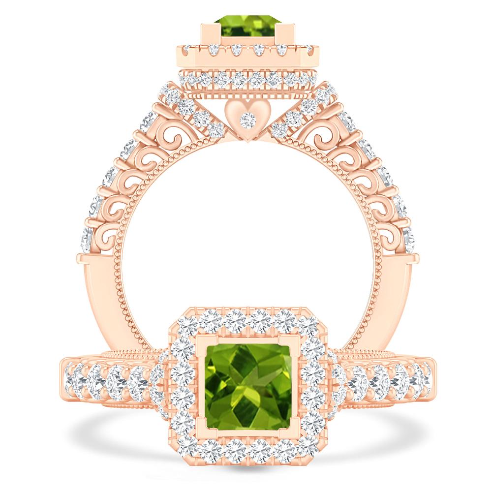 Rose Gold - Peridot