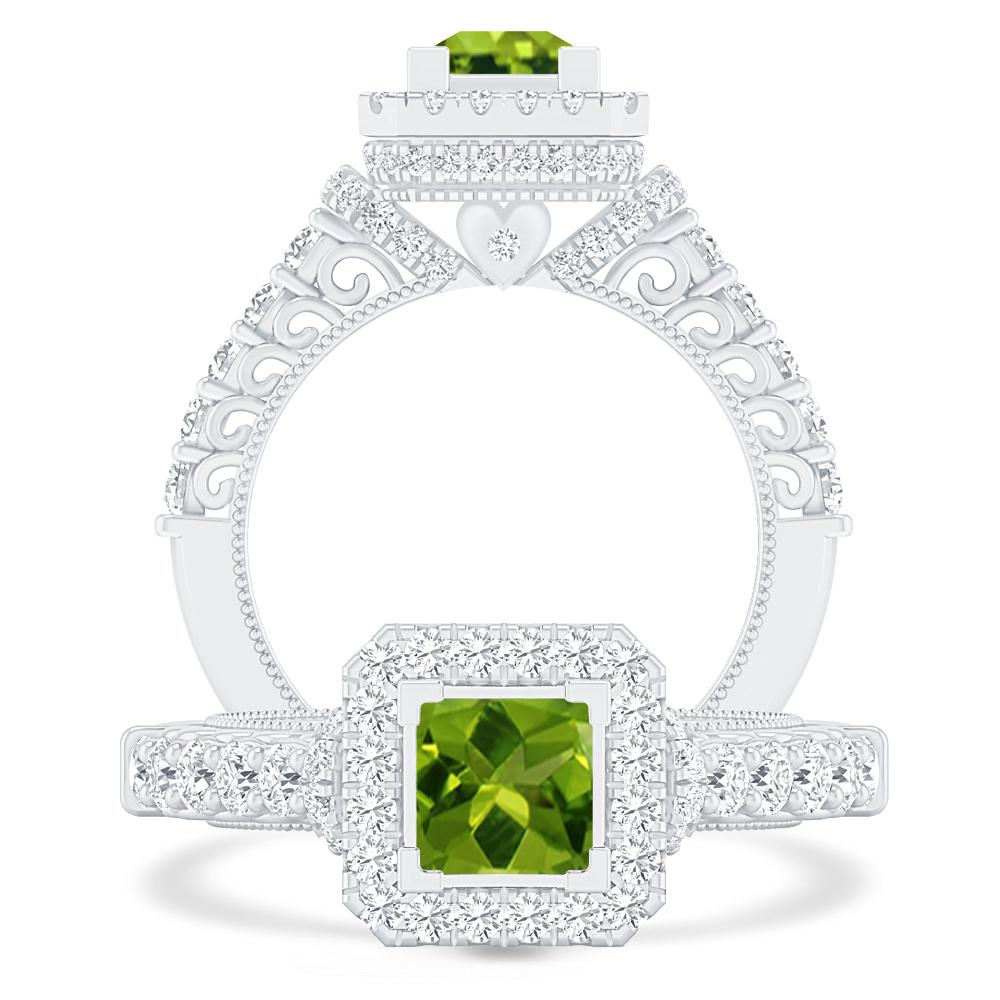 White Gold - Peridot