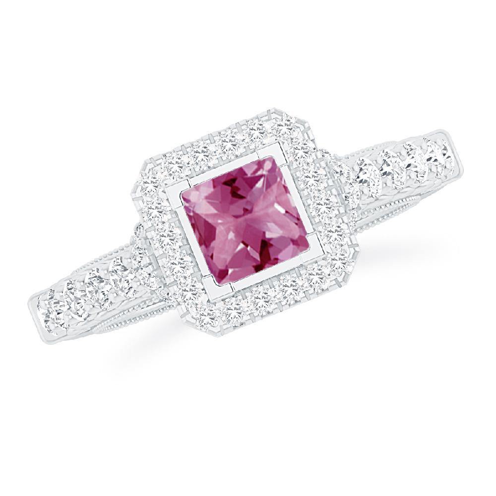 White Gold - Pink Tourmaline